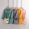 Baby / Toddler Casual Solid Pocket Design Long-sleeve Dresses