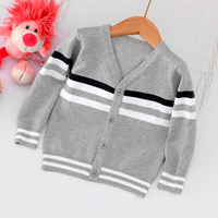 Baby / Toddler Casual Striped Long-sleeve Knitwear