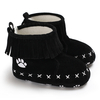 Baby / Toddler Cat Claw Print Tasseled Embroidered Prewalker Shoes