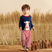 Baby / Toddler Cattle Print Top and Striped Pants Set