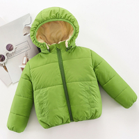 Baby / Toddler Causal Fluff Solid Long-sleeve Hooded Coat