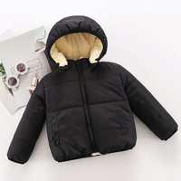 Baby / Toddler Causal Fluff Solid Long-sleeve Hooded Coat