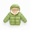 Baby / Toddler Causal Fluff Solid Long-sleeve Hooded Cotton Coat