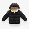Baby / Toddler Causal Fluff Solid Long-sleeve Hooded Cotton Coat