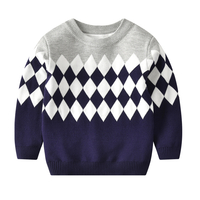 Baby / Toddler Causal Plaid Long-sleeve Sweater