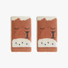Combed Cotton Anti-Slip Knee Pads for Children with Animal Patterns and Glue Points