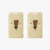 Combed Cotton Anti-Slip Knee Pads for Children with Animal Patterns and Glue Points