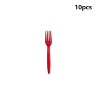 Combo Red Cartoon Santa Claus Themed Holiday Party Decoration Set: Paper Plates,  Cups,  Tablecloth,  Cutlery,  and Balloons