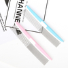 Combs with Rounded Ends Stainless Steel Teeth,  Pet Comb for Removing Tangles and Knots