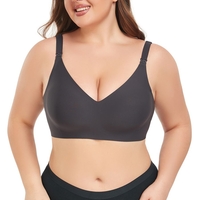 Comfortable jelly gel nursing bra with front fastening,  seamless and soft wireless pregnancy nursing bra