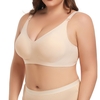Comfortable jelly gel nursing bra with front fastening,  seamless and soft wireless pregnancy nursing bra