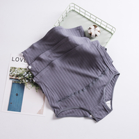 Comfortable Solid Color Nursing underpants For 3-piece