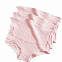 Comfortable Solid Color Nursing underpants For 3-piece