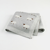 Comfy Lamb Print Knitted Baby Blanket