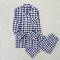 Comfy Plaid Lapel Collar Matching Pajamas Set for Family