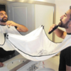 Convenient Beard/hair Storage Apron