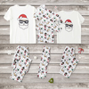 Cool Santa Print Christmas Family Matching Pajamas Set