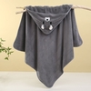 Coral Fleece Animal Shaped Hooded Blanket