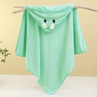 Coral Fleece Animal Shaped Hooded Blanket