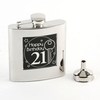21st Birthday Hip Flask & Funnel