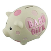 Baby Girl Large Piggy Bank