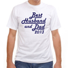 Best Husband and Dad Personalised T-Shirt Medium 40
