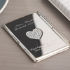 Engraved Heart Notebook and Pen