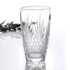 Engraved Oval Crystal Vase