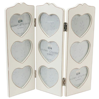 Folding Vintage Love Heart Photo Frame