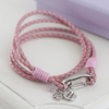 Friends Forever Leather Charm Bracelet in Personalised Box