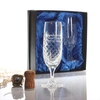 Pair of Crystal Champagne Flutes Standard