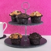 Personalised 2 Tier Slate Cake Stand