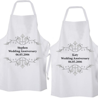 Personalised Anniversary Aprons