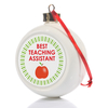 Personalised Best Teaching Assistant Christmas Bauble