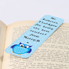 Personalised Blue Owl Bookmark