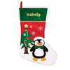 Personalised Christmas Penguin Stocking
