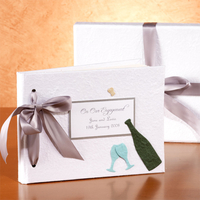 Personalised Engagement Album Champagne Design