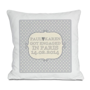 Personalised Engagement Cushion