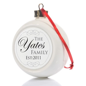 Personalised Family Christmas Bauble