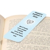 Personalised Fathers Day Bookmark