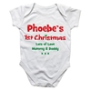 Personalised First Christmas Baby Grow