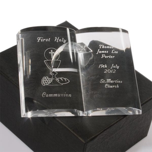 Personalised First Holy Communion Crystal Bible
