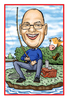 Personalised Fishing Caricature
