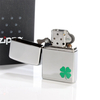 Personalised Four Leaf Clover Zippo Lighter