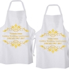 Personalised Golden Anniversary Aprons