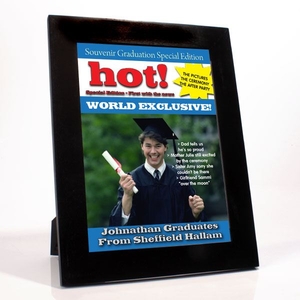 Personalised Graduation Magazine Cover - Male