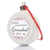 Personalised Grandad Christmas Bauble