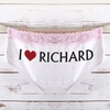 Personalised I Heart Ladies Hipster Briefs