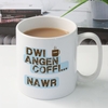 Personalised I Need Coffee / Dwi Angen Coffi Mug