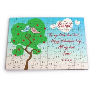 Personalised Love Birds Jigsaw